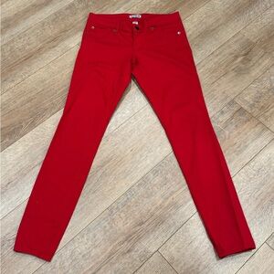 Express Bold Red Denim